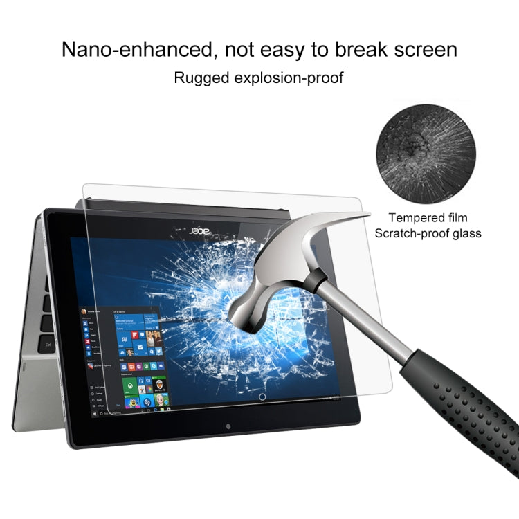 0.4mm 9H Surface Hardness Full Screen Tempered Glass Film for Acer Switch 11V (SW5-173) 11.6 inch - by buy2fix | Online Shopping UK | buy2fix