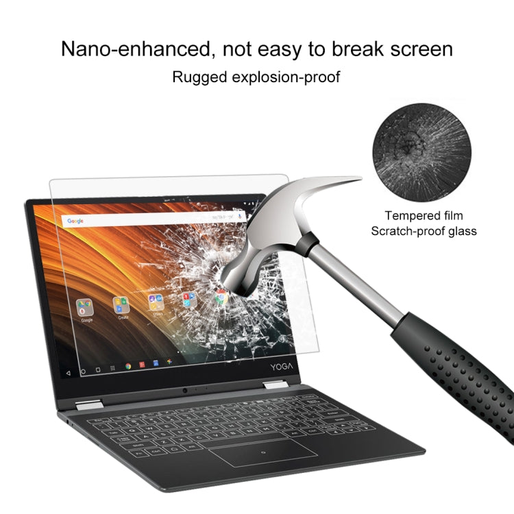0.4mm 9H Surface Hardness Full Screen Tempered Glass Film for Lenovo YOGA A12 - Screen Protection Film by buy2fix | Online Shopping UK | buy2fix