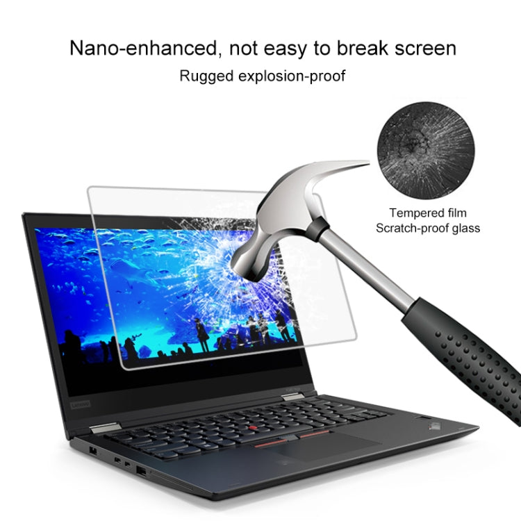 0.4mm 9H Surface Hardness Full Screen Tempered Glass Film for Lenovo ThinkPad X380 Yoga 13.3 inch - Screen Protection Film by buy2fix | Online Shopping UK | buy2fix