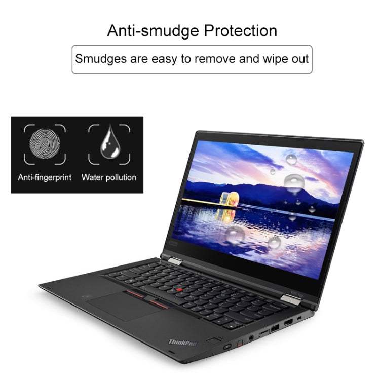 0.4mm 9H Surface Hardness Full Screen Tempered Glass Film for Lenovo ThinkPad X380 Yoga 13.3 inch - Screen Protection Film by buy2fix | Online Shopping UK | buy2fix