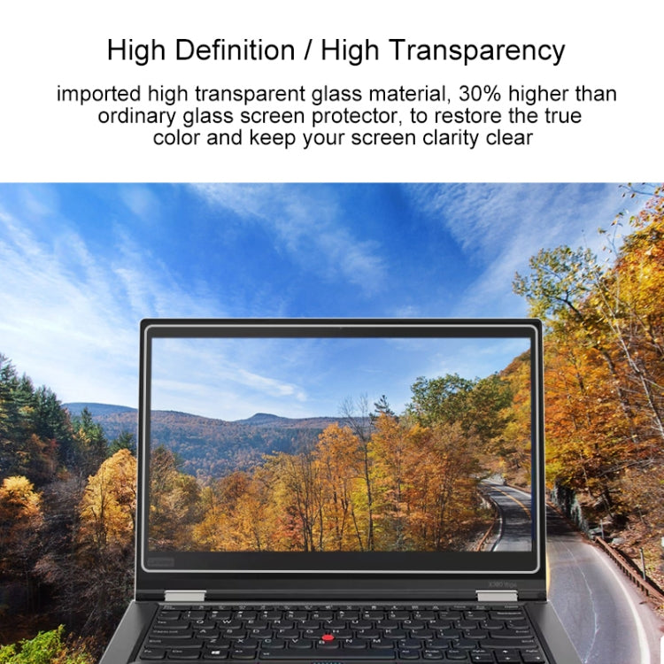 0.4mm 9H Surface Hardness Full Screen Tempered Glass Film for Lenovo ThinkPad X380 Yoga 13.3 inch - Screen Protection Film by buy2fix | Online Shopping UK | buy2fix