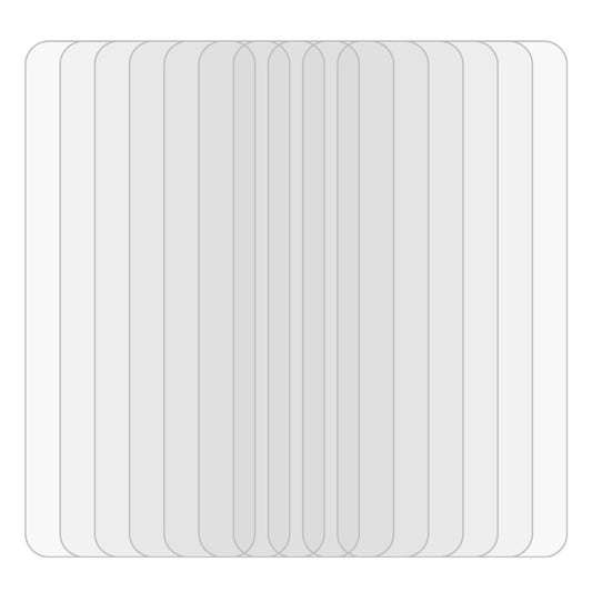 10 PCS 0.26mm 9H 2.5D Tempered Glass Film for Galaxy A80/A90 by buy2fix