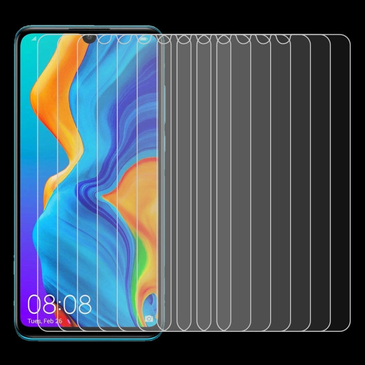 10 PCS 0.26mm 9H 2.5D Tempered Glass Film for Huawei P30 Lite - Huawei Tempered Glass by buy2fix | Online Shopping UK | buy2fix