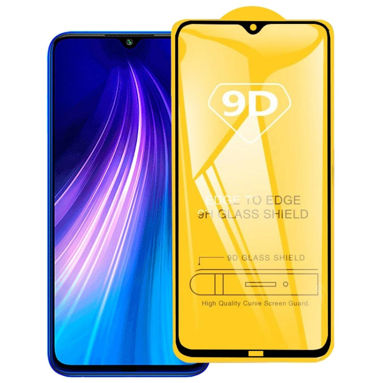 For Xiaomi Redmi Note 8T 9D Full Glue Full Screen Tempered Glass Film - by buy2fix | Online Shopping UK | buy2fix