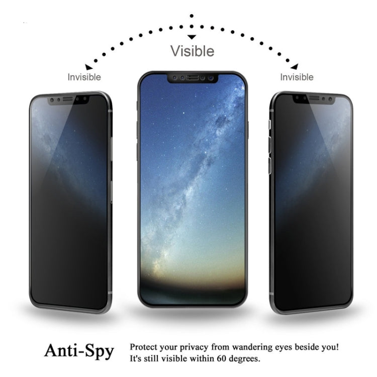 Full Cover Anti-spy Tempered Glass Film for Huawei P20 Pro - Huawei Tempered Glass by buy2fix | Online Shopping UK | buy2fix