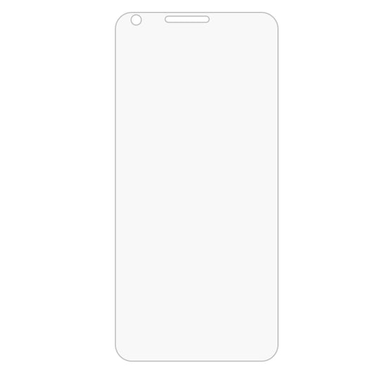 For LG Q6+ 0.26mm 9H Surface Hardness 2.5D Curved Edge Tempered Glass Screen Protector by DIYLooks