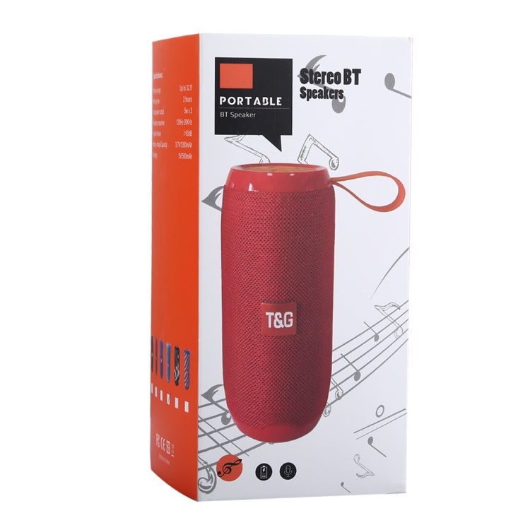T&G TG106 Portable Wireless Bluetooth V4.2 Stereo Speaker with Handle, Built-in MIC, Support Hands-free Calls & TF Card & AUX IN & FM, Bluetooth Distance: 10m by T&G