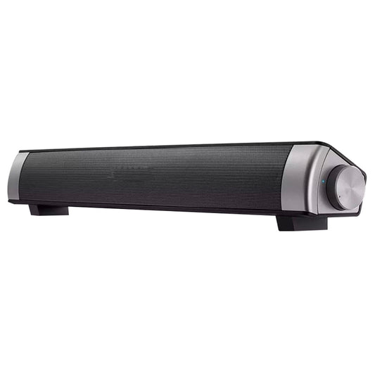 LP-08 Soundbar Wireless Bluetooth Subwoofer Speaker(Black) - Desktop Speaker by buy2fix | Online Shopping UK | buy2fix
