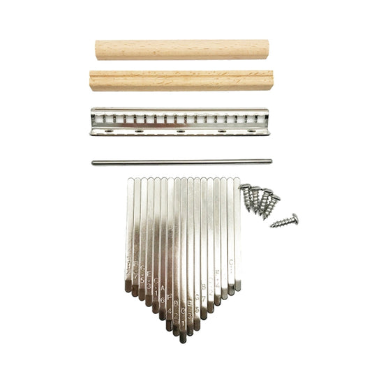 2 PCS 17 Tone Thumb Piano Keys Kalimba Pick Accessories Kit by buy2fix