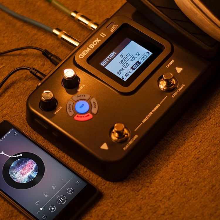 JOYO GEM-BOX2 Multifunctional Integrated Electric Acoustic Guitar Effector with Pedal and Drum Machine by JOYO