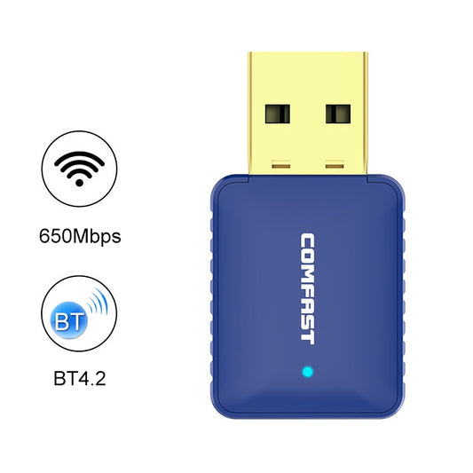 COMFAST CF-726B 650Mbps Dual-band Bluetooth Wifi USB Network Adapter Receiver by COMFAST