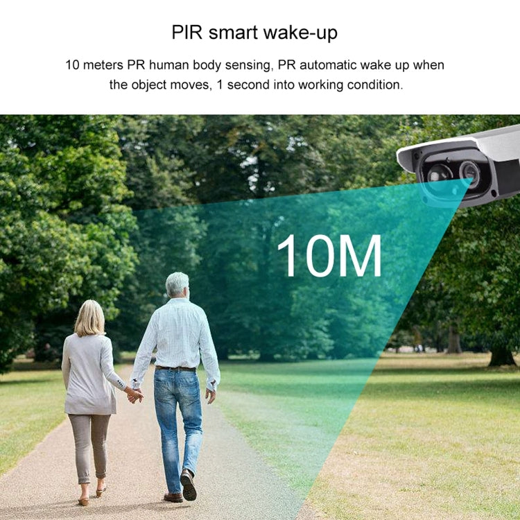 VESAFE VS-Y3 Outdoor HD 1080P Solar Power Security IP Camera, Support Motion Detection & PIR Wake up, IP66 Waterproof(White) - Waterproof Camera by buy2fix | Online Shopping UK | buy2fix