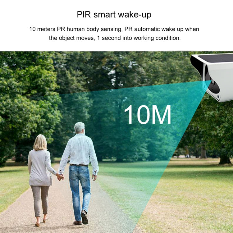 YS-Y4 1080P HD Solar Wifi Battery Camera, Support Motion Detection & Infrared Night Vision & SD Card(Max 32GB) - Bullet Camera by buy2fix | Online Shopping UK | buy2fix