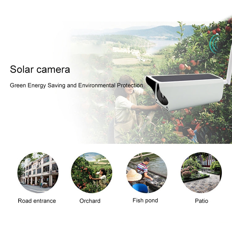 YS-Y4 1080P HD Solar Wifi Battery Camera, Support Motion Detection & Infrared Night Vision & SD Card(Max 32GB) - Bullet Camera by buy2fix | Online Shopping UK | buy2fix