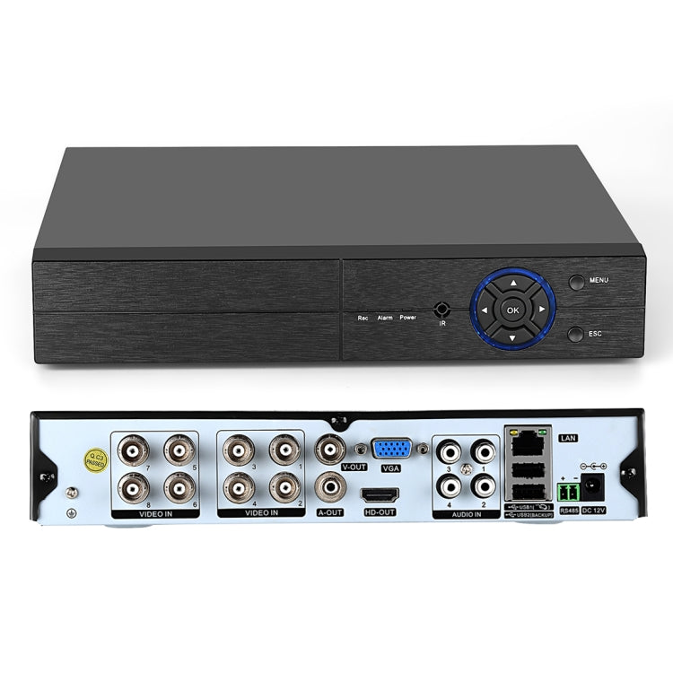 A8B3/Kit 2MP 8CH 1080P CCTV Security Camera System AHD DVR Surveillance Kit, Support Night Vision / Motion Detection(White) - Video Recorder Kit by buy2fix | Online Shopping UK | buy2fix