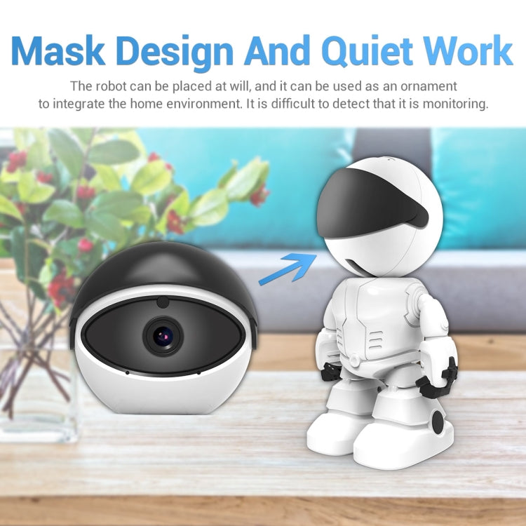 ESCAM PT205 HD 1080P Robot WiFi IP Camera, Support Motion Detection / Night Vision, IR Distance: 10m, EU Plug - Wireless Camera by ESCAM | Online Shopping UK | buy2fix