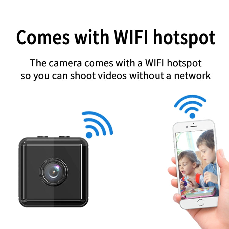 X6D HD 1080P Wireless Home Mini Surveillance Camera, Support Infrared Night Vision & Motion Detection & TF Card (White) - Mini Camera by buy2fix | Online Shopping UK | buy2fix
