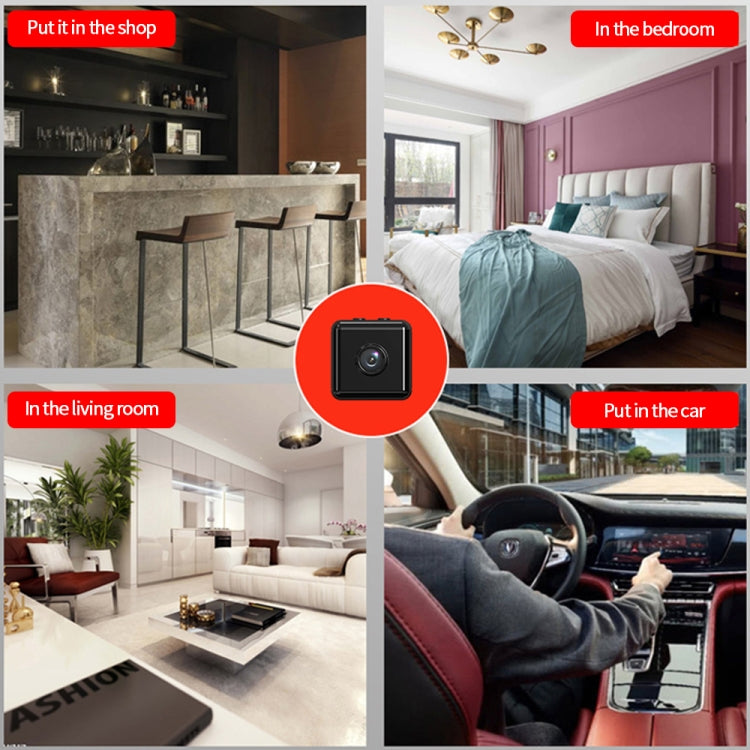X6D HD 1080P Wireless Home Mini Surveillance Camera, Support Infrared Night Vision & Motion Detection & TF Card (White) - Mini Camera by buy2fix | Online Shopping UK | buy2fix