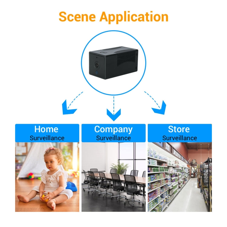 G17 2.0 Million Pixels HD 1080P Smart WiFi IP Camera, Support Night Vision & Two Way Audio & Motion Detection & TF Card, UK Plug - Mini Camera by buy2fix | Online Shopping UK | buy2fix
