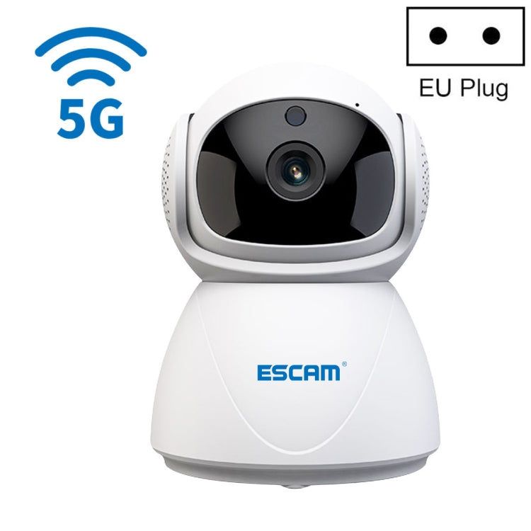 ESCAM PT201 HD 1080P Dual-band WiFi IP Camera, Support Night Vision / Motion Detection / Auto Tracking / TF Card / Two-way Audio, EU Plug - Wireless Camera by ESCAM | Online Shopping UK | buy2fix