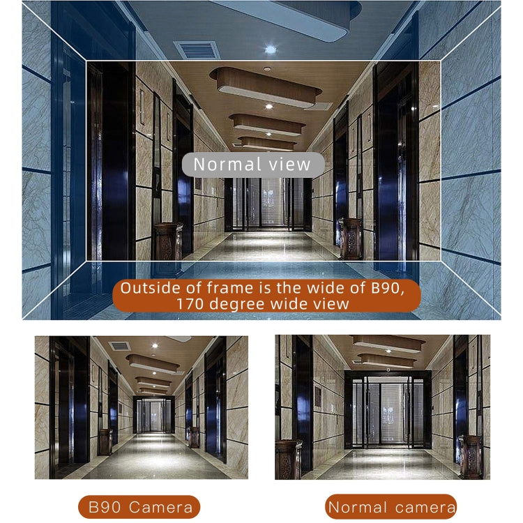 B90 Low-power Battery Surveillance Camera, Support Two-way Intercom, TF Card, PIR Human Body Induction - Wireless Camera by buy2fix | Online Shopping UK | buy2fix