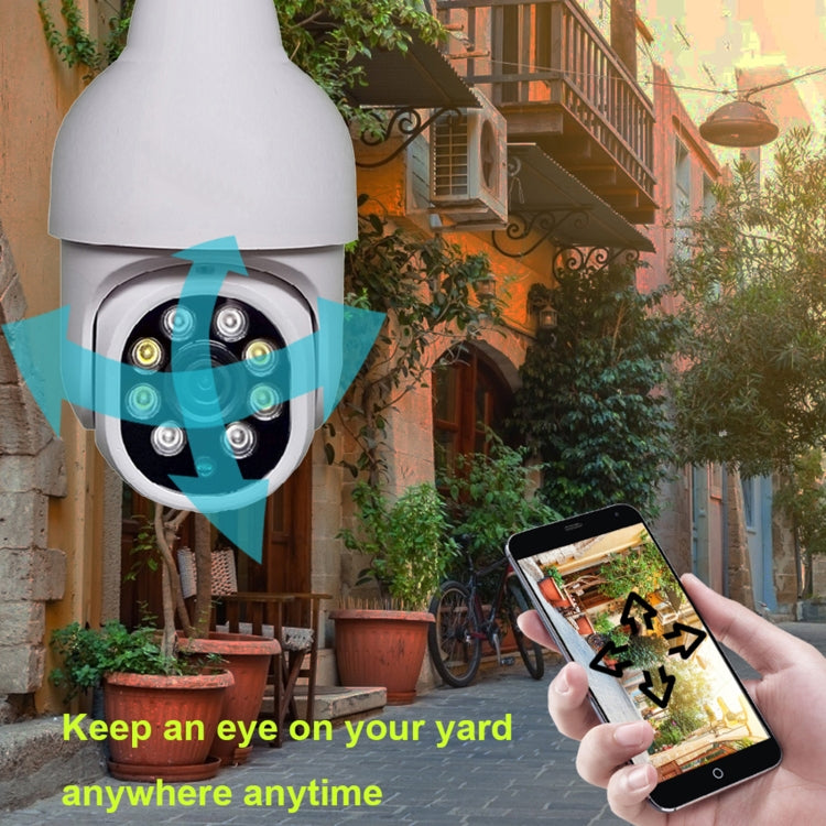 DP19 Smart WiFi HD Outdoor Network Light Bulb Camera, Support Infrared Night Vision & Motion Detection & TF Card - Light Bulb Camera by buy2fix | Online Shopping UK | buy2fix