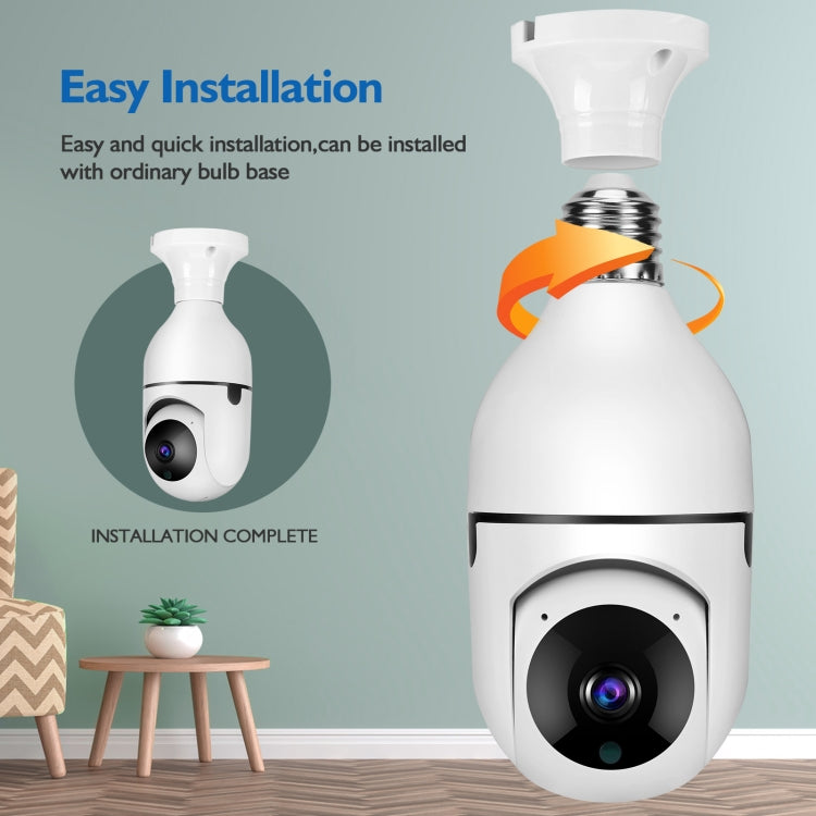 DP17 2.0 Million Pixels Single Light Source Smart Dual-band WiFi 1080P HD Outdoor Network Light Bulb Camera, Support Infrared Night Vision & Two-way Audio & Motion Detection & TF Card - Light Bulb Camera by buy2fix | Online Shopping UK | buy2fix