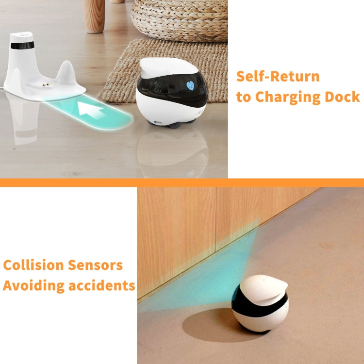 EBO SE 1080P HD Smart Home Companion Robot Remote Monitoring Camera, Support Infrared Night Vision & Two-way Voice & TF Card, US Plug - Wireless Camera by buy2fix | Online Shopping UK | buy2fix