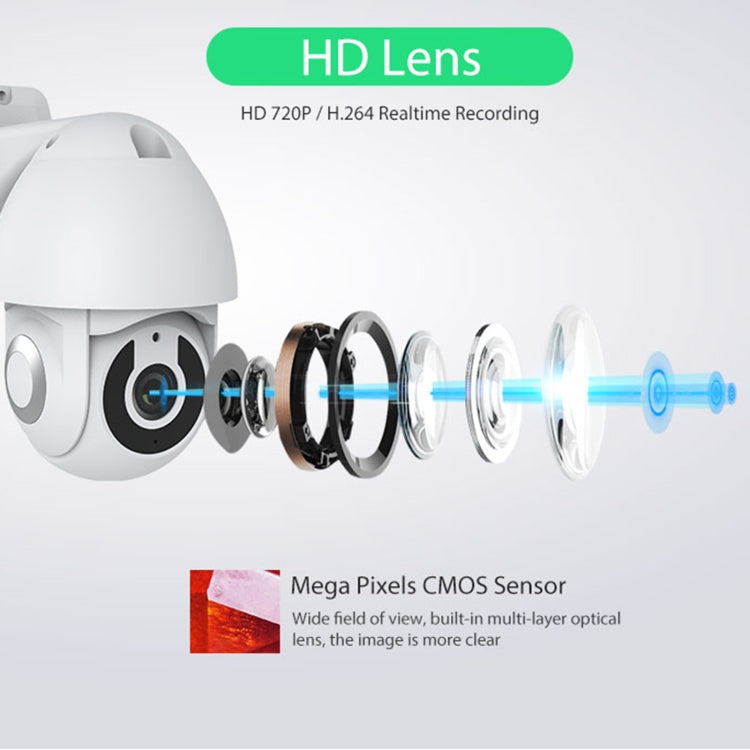 NEO NIP-33RQ WiFi Outdoor Smart PT IP Camera(White) - Wireless Camera by NEO | Online Shopping UK | buy2fix