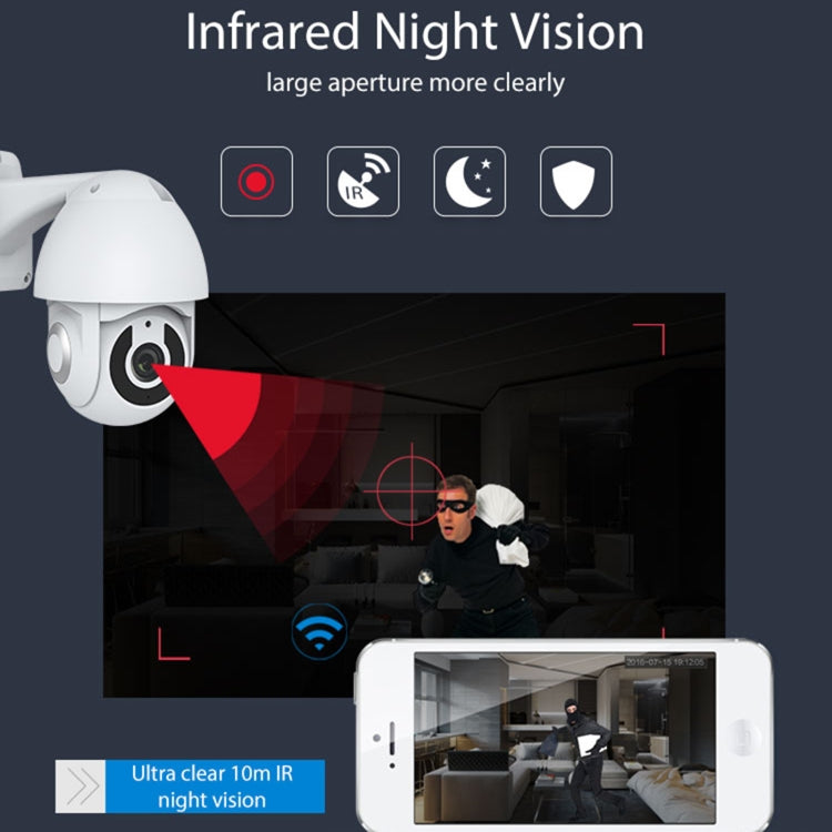 NEO NIP-33RQ WiFi Outdoor Smart PT IP Camera(White) - Wireless Camera by NEO | Online Shopping UK | buy2fix