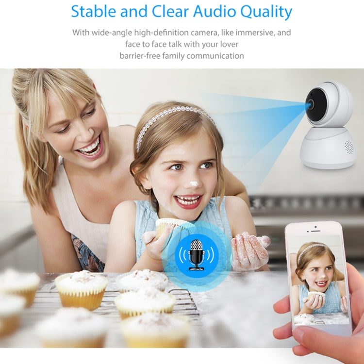 NEO NIP-68RQ WiFi Indoor Smart PT IP Camera (White) - Wireless Camera by NEO | Online Shopping UK | buy2fix