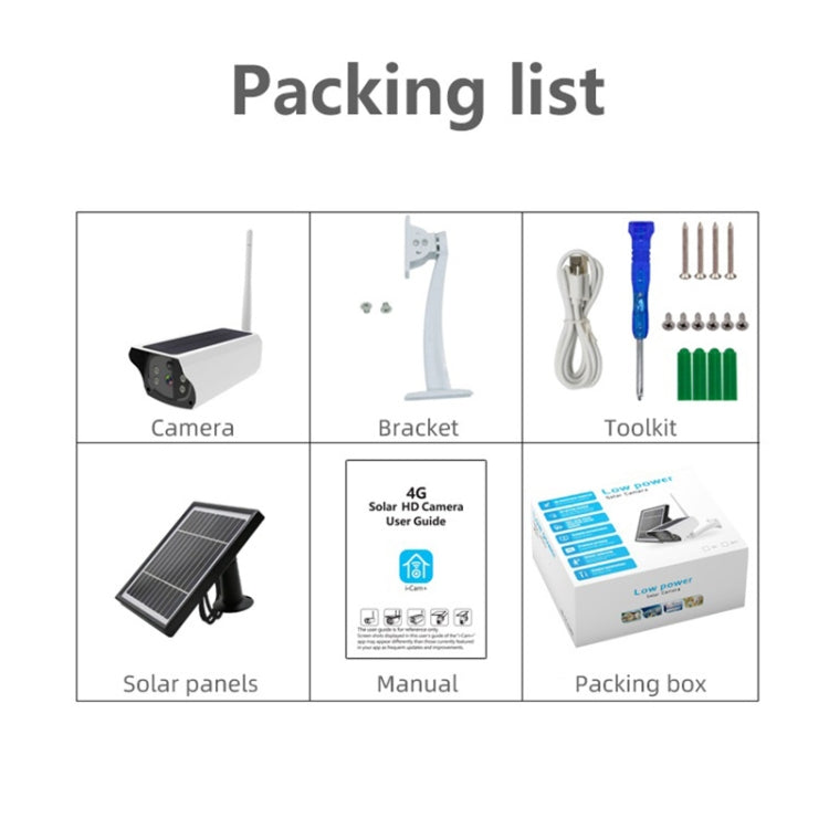 VESAFE Y4P Outdoor HD 1080P Solar Power Security IP Camera, Support Motion Detection & PIR Wake up, IP66 Waterproof(White) by buy2fix