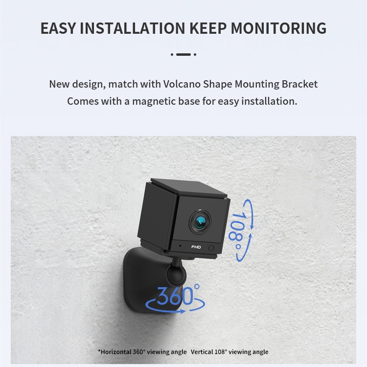 CAMSOY S20 1080P WiFi Wireless Network Action Camera Wide-angle Recorder with Mount (White) - Mini Camera by CAMSOY | Online Shopping UK | buy2fix
