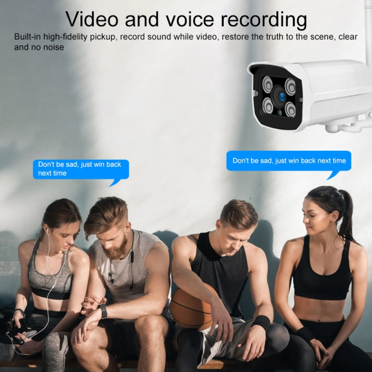 Q8 1080P HD Wireless IP Camera, Support Motion Detection & Infrared Night Vision & TF Card, US Plug - Bullet Camera by buy2fix | Online Shopping UK | buy2fix