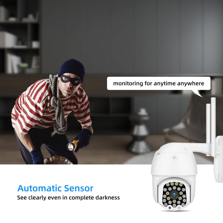 QX18 1080P HD WiFi IP Camera, Support Night Vision & Motion Detection & Two Way Audio & TF Card, AU Plug - Wireless Camera by buy2fix | Online Shopping UK | buy2fix