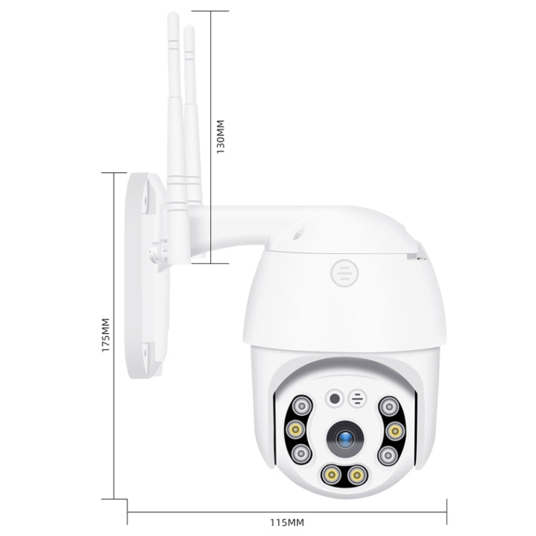 QX21 1080P HD WiFi IP Camera, Support Night Vision & Motion Detection & Two Way Audio & TF Card, AU Plug - Wireless Camera by buy2fix | Online Shopping UK | buy2fix