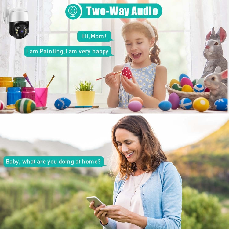 QX29 3.0MP HD WiFi IP Camera, Support Night Vision & Motion Detection & Two Way Audio & TF Card, AU Plug - Wireless Camera by buy2fix | Online Shopping UK | buy2fix