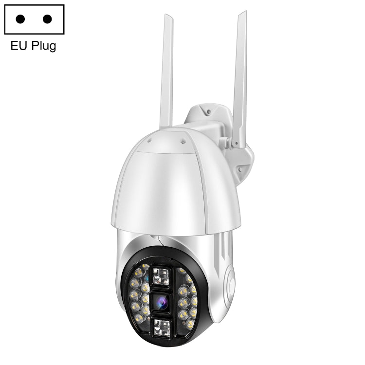 QX33 1080P Panoramic PTZ 360 Degree Rotating WIFI Camera, Support Day and Night Full Color & Two-way Voice Intercom & Motion Detection Alarm & Video Playback & 64GB TF Card,EU Plug - Security by buy2fix | Online Shopping UK | buy2fix