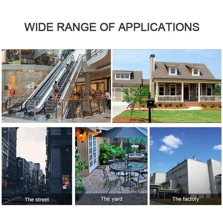 Q10 Outdoor Mobile Phone Remotely Rotate Wireless WiFi 10 Lights IR Night Vision HD Camera, Support Motion Detection Video / Alarm & Recording, UK Plug by buy2fix