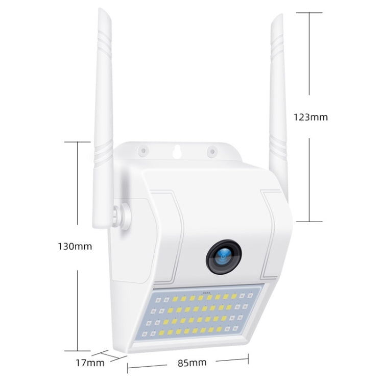 DP11 2 Megapixel IP66 Waterproof Wall Light Wireless IP Camera, Support Multiple Night Vision & Mobile Phone Remote Monitoring & Voice Intercom & Motion Detection / Alarm & 128GB Memory Card - Waterproof Camera by buy2fix | Online Shopping UK | buy2fix