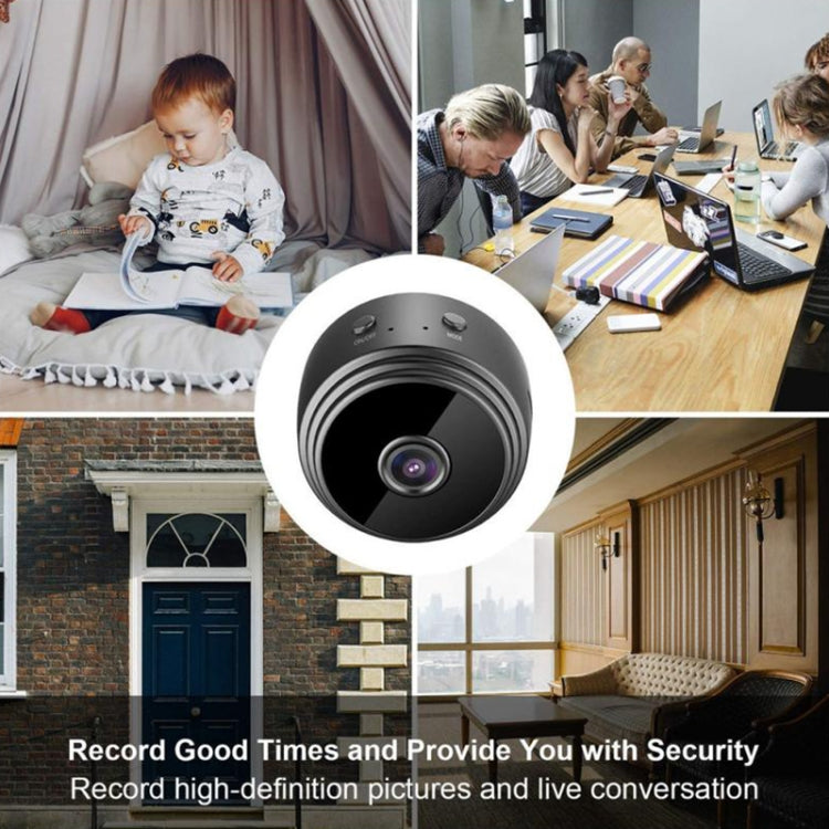 A9+ 1080P WiFi Remote Wireless Camera, Support Night Vision & Motion Detection & TF Card, Broadcom Bluetooth Solution(White) - Mini Camera by buy2fix | Online Shopping UK | buy2fix