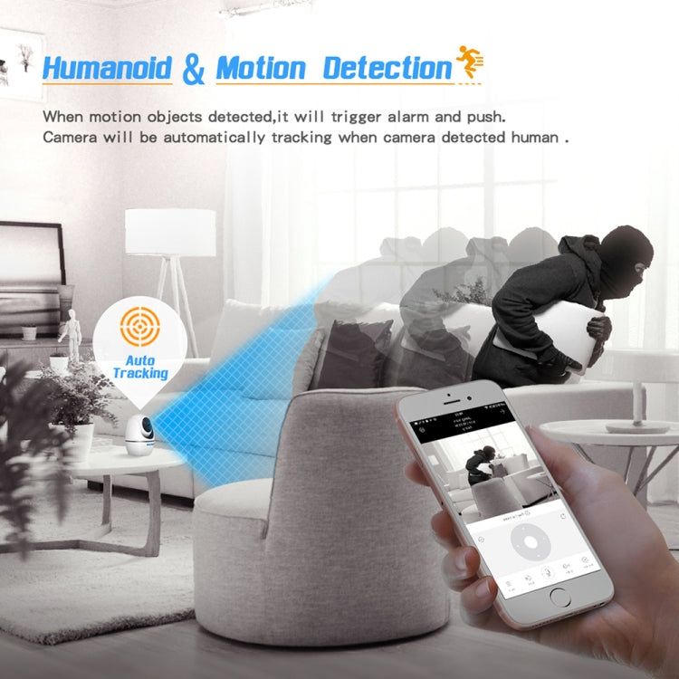ESCAM PVR008 HD 1080P WiFi IP Camera, Support Motion Detection / Night Vision, IR Distance: 10m, UK Plug - Wireless Camera by ESCAM | Online Shopping UK | buy2fix