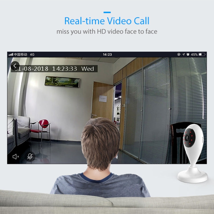 NEO NIP-55AI Indoor WiFi IP Camera, with IR Night Vision & Multi-angle Monitor & Mobile Phone Remote Control - Mini Camera by NEO | Online Shopping UK | buy2fix