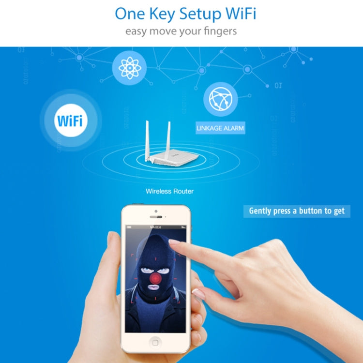 NEO NIP-55AI Indoor WiFi IP Camera, with IR Night Vision & Multi-angle Monitor & Mobile Phone Remote Control - Mini Camera by NEO | Online Shopping UK | buy2fix