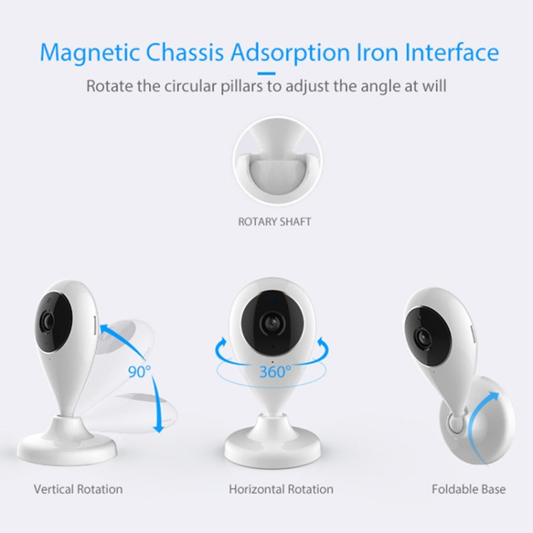 NEO NIP-55AI Indoor WiFi IP Camera, with IR Night Vision & Multi-angle Monitor & Mobile Phone Remote Control - Mini Camera by NEO | Online Shopping UK | buy2fix