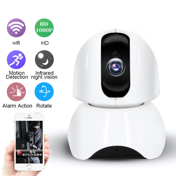 163Eye X3-UJ36 Smart Rotatable P2P Network HD Video Camera - Wireless Camera by buy2fix | Online Shopping UK | buy2fix