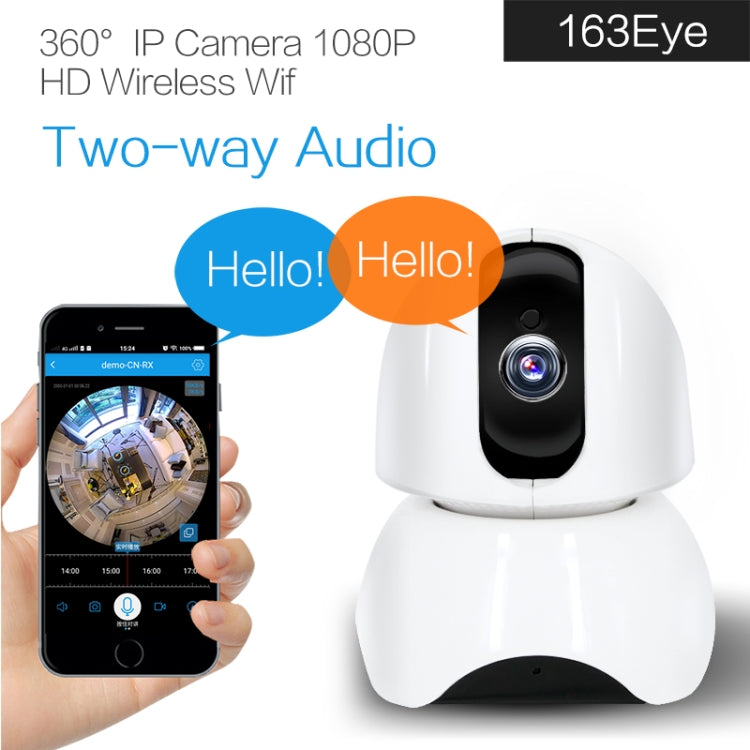 163Eye X3-UJ36 Smart Rotatable P2P Network HD Video Camera - Wireless Camera by buy2fix | Online Shopping UK | buy2fix