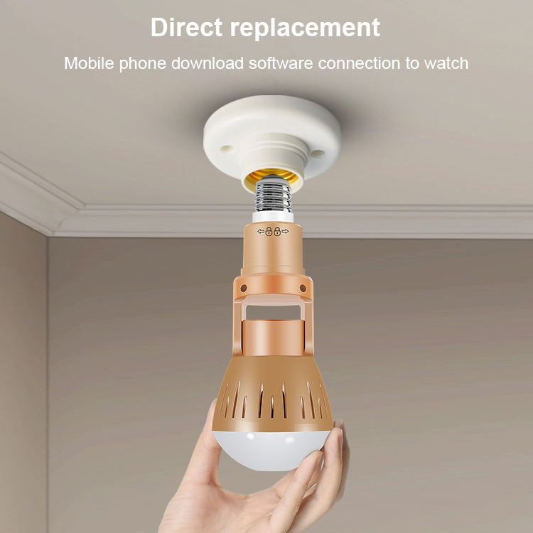 DP3 1.3 Megapixel Panoramic Universal Light Bulb Camera Mobile Phone Remote Installation Home Network HD Monitoring - Light Bulb Camera by buy2fix | Online Shopping UK | buy2fix