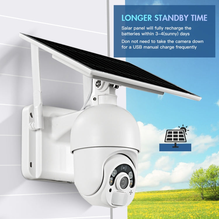 T22 1080P Full HD Solar Powered 4G Network EU Version Camera, Support PIR Alarm, Night Vision, Two Way Audio, TF Card - Wireless Camera by buy2fix | Online Shopping UK | buy2fix