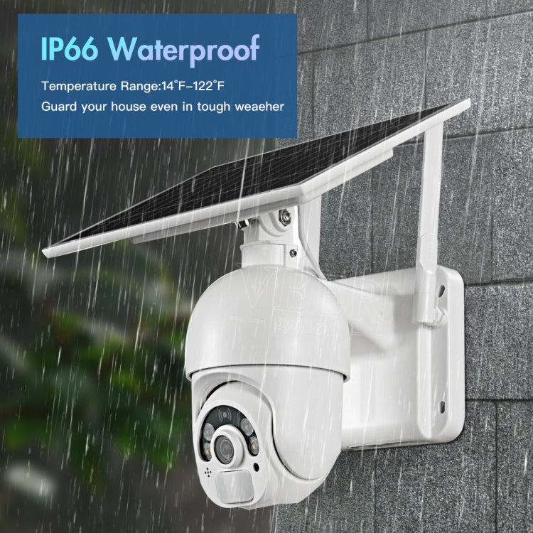 T22 1080P Full HD Solar Powered 4G Network EU Version Camera, Support PIR Alarm, Night Vision, Two Way Audio, TF Card - Wireless Camera by buy2fix | Online Shopping UK | buy2fix